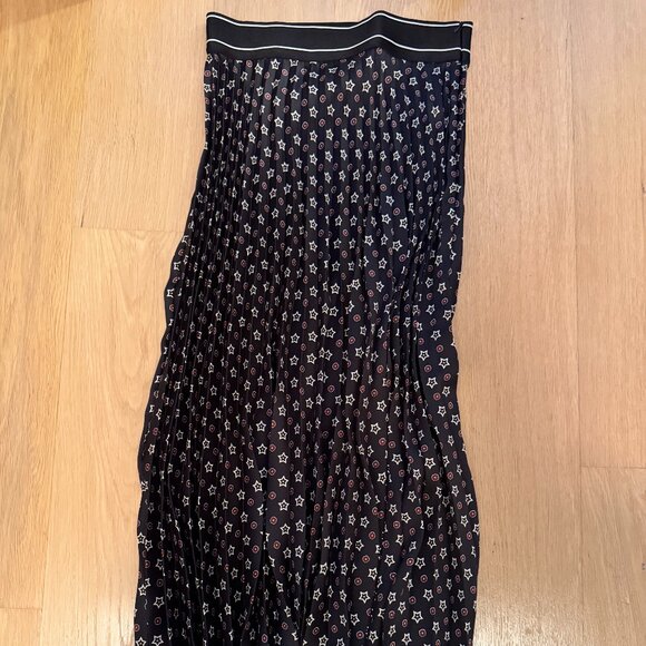 Sandro Printed Midi Skirt - Picture 1 of 1